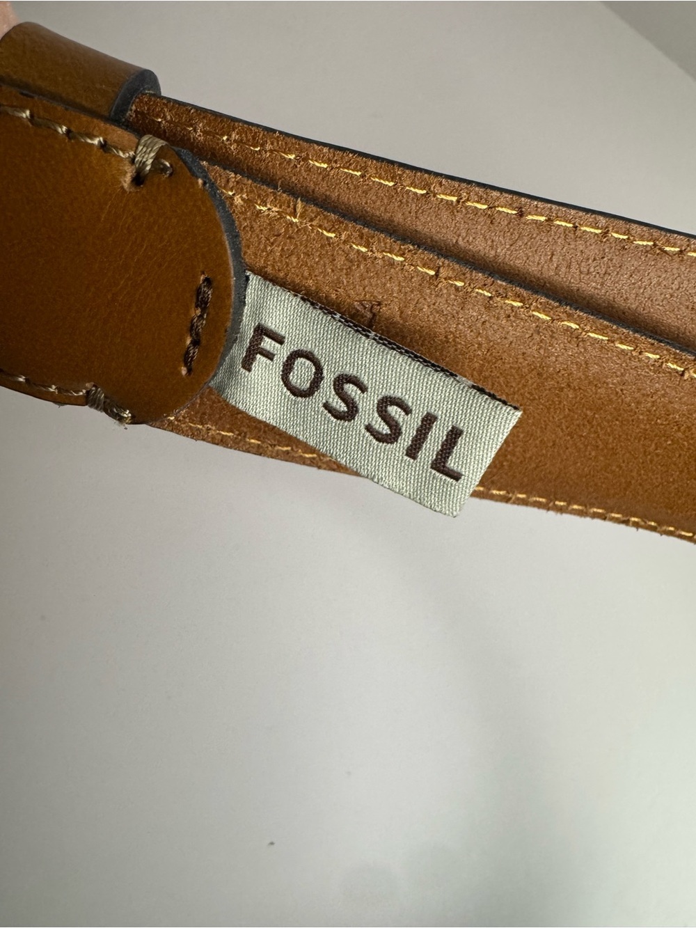 Fossil Aiden Leather Belt Size 85/34 - Picture 6 of 9
